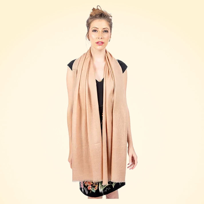 Large Fine and Lightweight Cashmere Pashmina Stole - TCG London