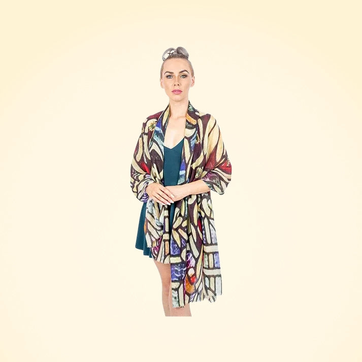 Large Pashmina Printed Stole - TCG London