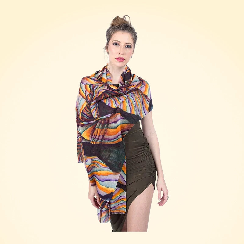 Large Pashmina Printed Stole - TCG London