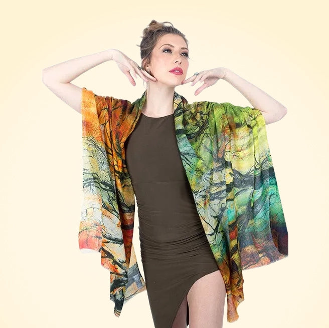 Large Pashmina Printed Stole - TCG London