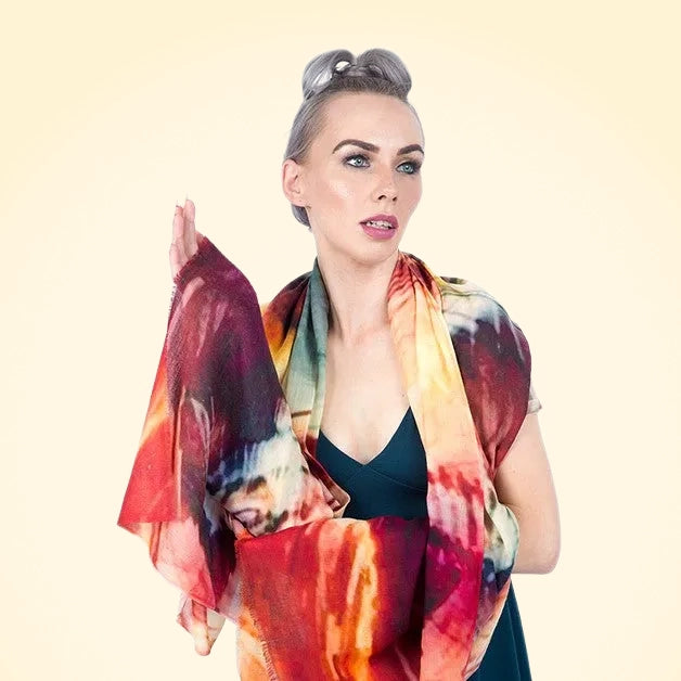 Large Pashmina Printed Stole - TCG London