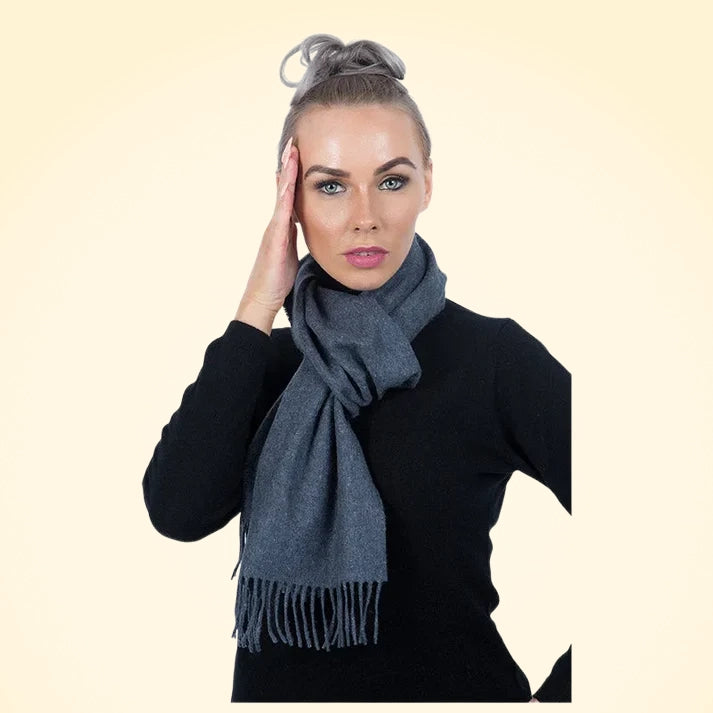 Plain Scottish Cashmere Scarves - TCG London