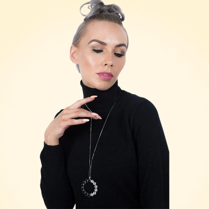 Bicolour Swarovski Crystals Necklace