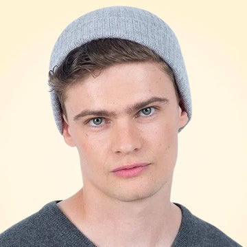 Scottish Cashmere Ribbed Beanies - TCG London