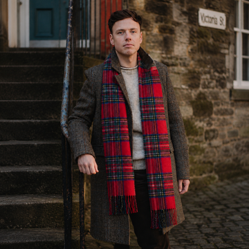 Scottish Cashmere Check Scarves