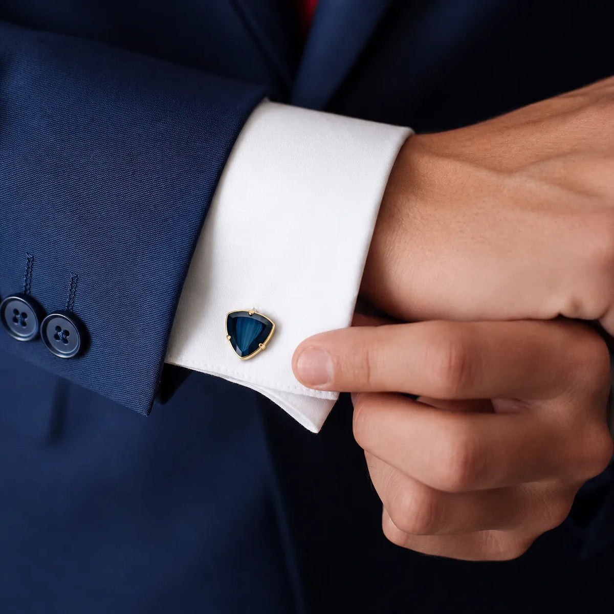 Vintage Precious Stone Cufflinks - TCG London