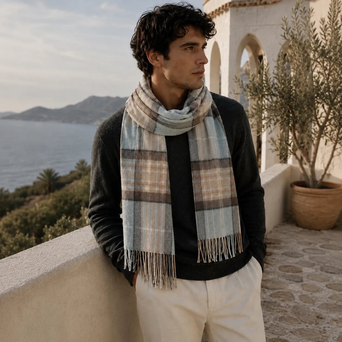 Extra Large Lambswool Scarves - TCG London