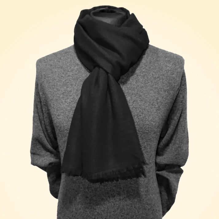 Fine and Lightweight Cashmere Pashmina Scarf - TCG London