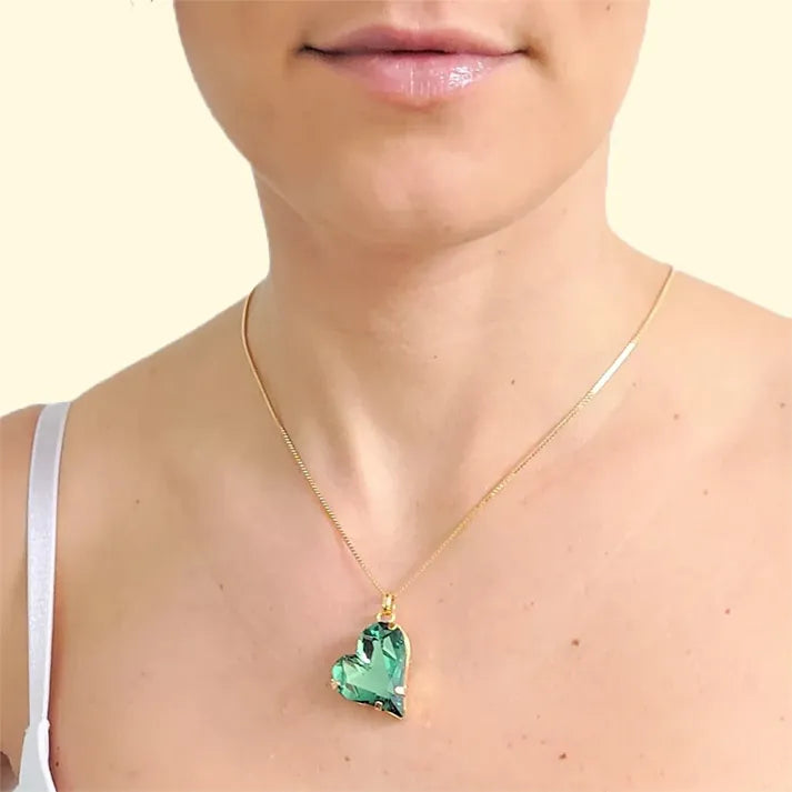Swarovski Crystals Heart Pendant - TCG London