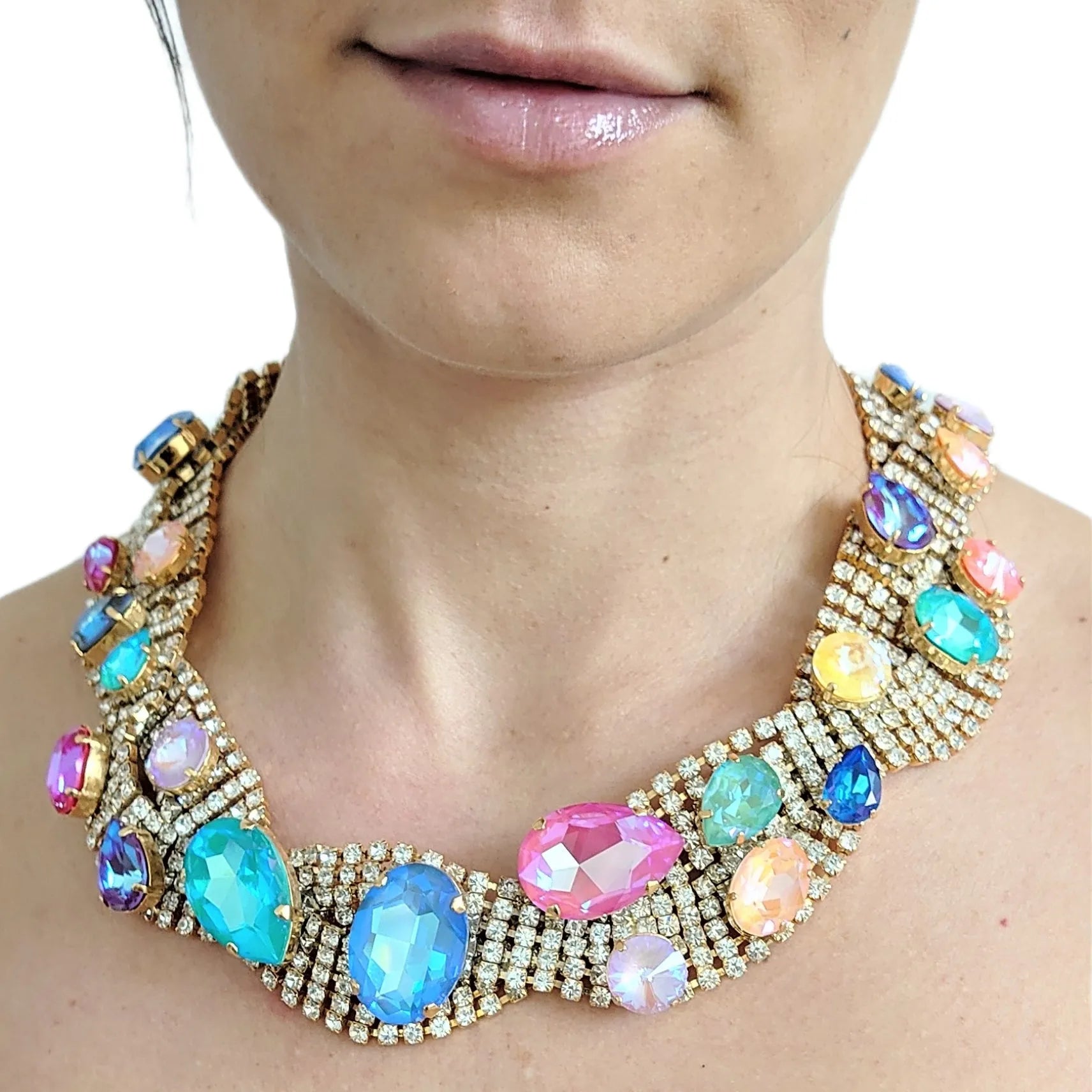 Swarovski statement necklace on sale