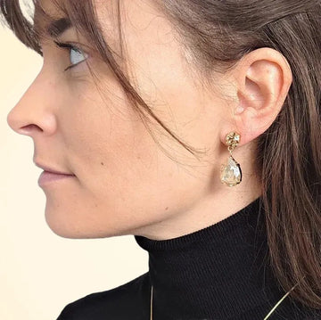 Small Angelina Swarovski Crystals Earrings - TCG London