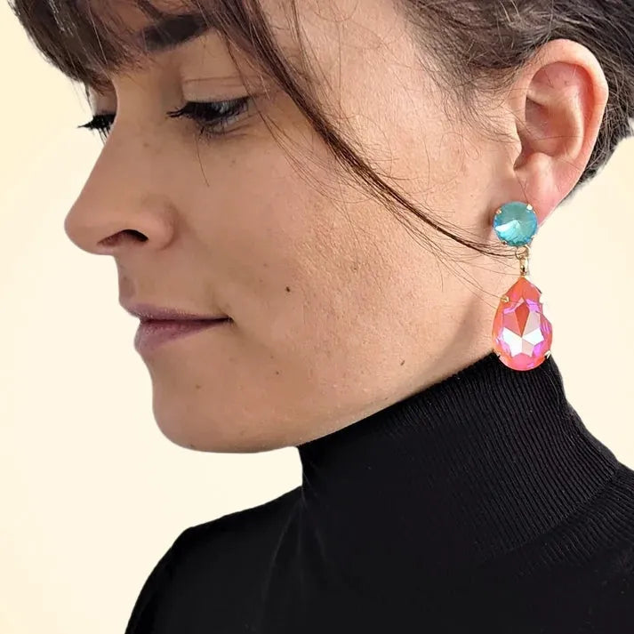 Swarovski Crystals Angelina Earrings - TCG London