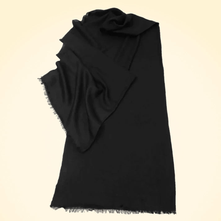 Fine and Lightweight Cashmere Pashmina Scarf - TCG London