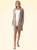 Cashmere Long Open Cardigan - TCG London