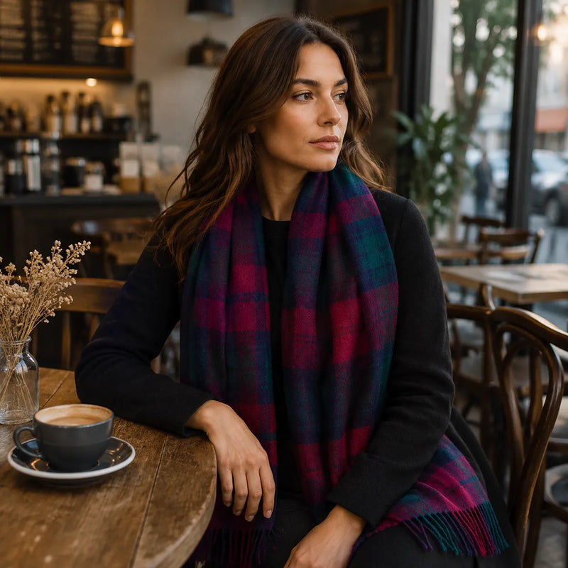Large Pure Lambswool Scarves