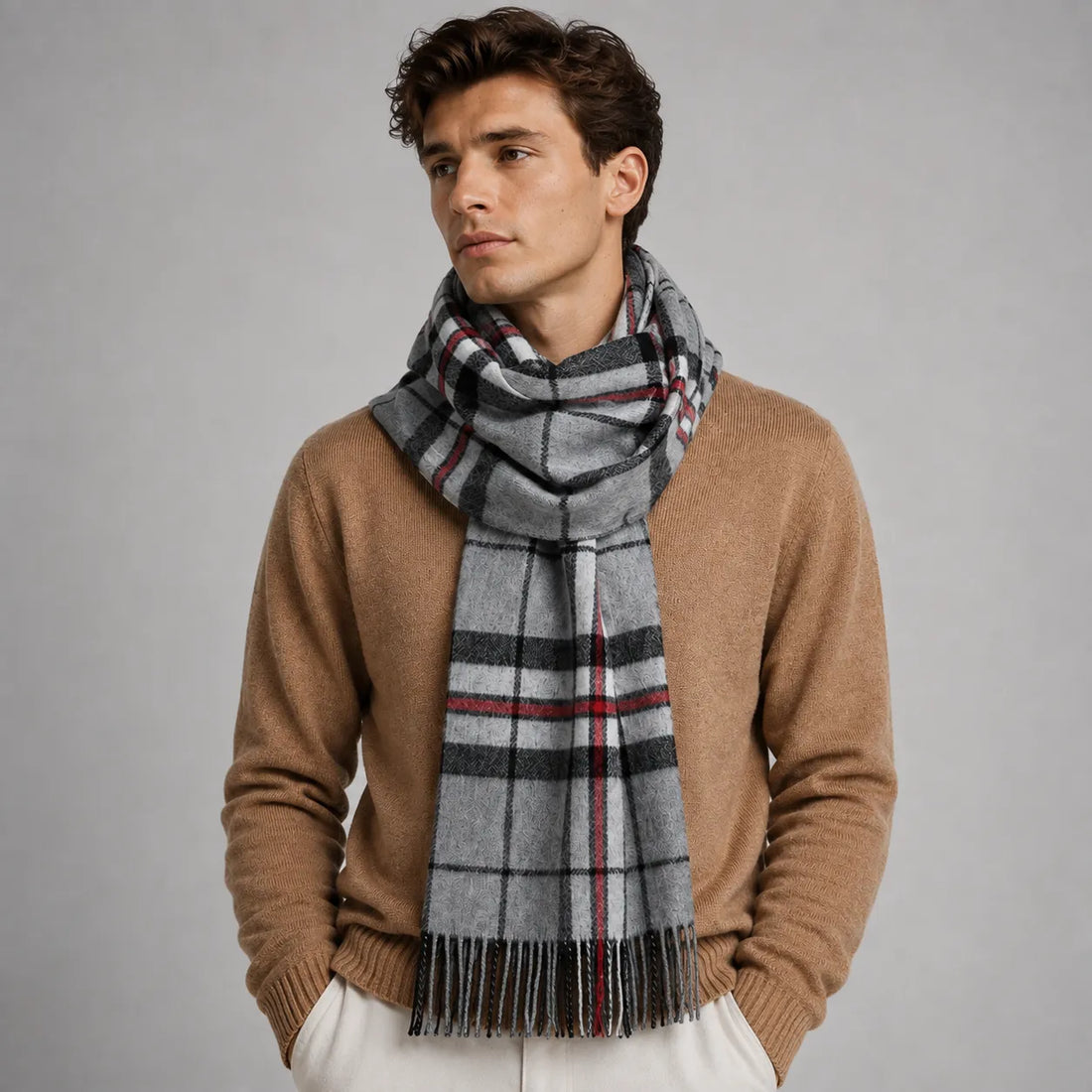 Large Pure Lambswool Scarves - TCG London