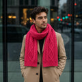 Scottish Cashmere Cable Knit Luxury Scarf - TCG London