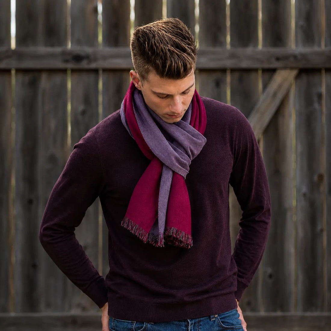 Reversible Pashmina Scarf - TCG London