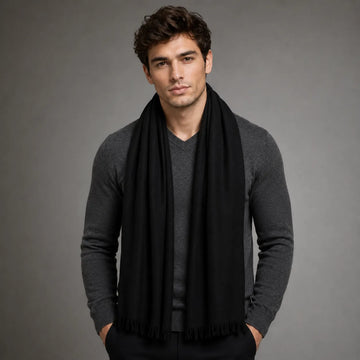 Fine and Lightweight Cashmere Pashmina Scarf - TCG London