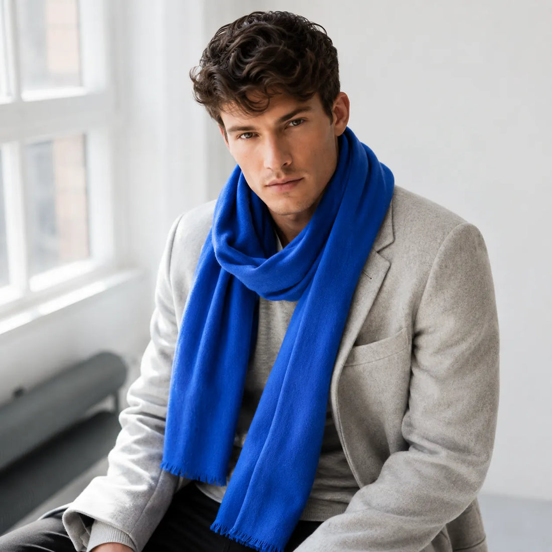 Fine And Lightweight Large Luxury Pashmina Scarf - TCG London