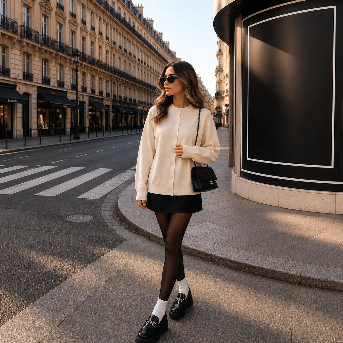Loose Fit Cashmere Drop Shoulder Twin Sweater Set - TCG London