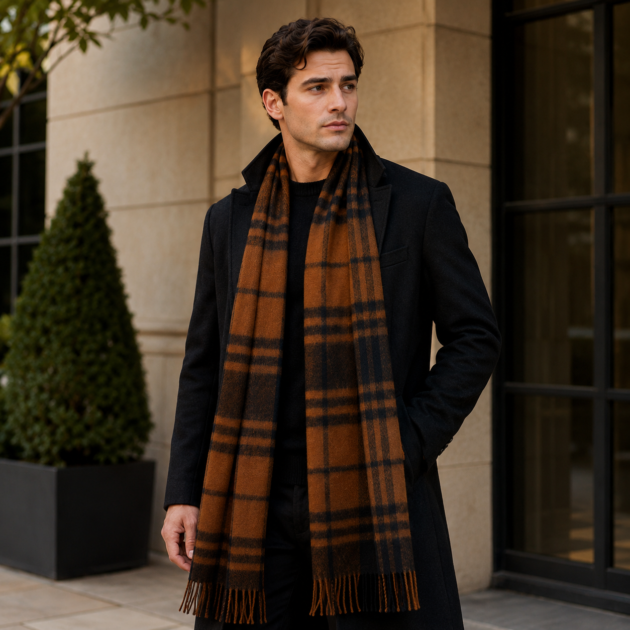 Large Cashmere Luxury Scarves - TCG London