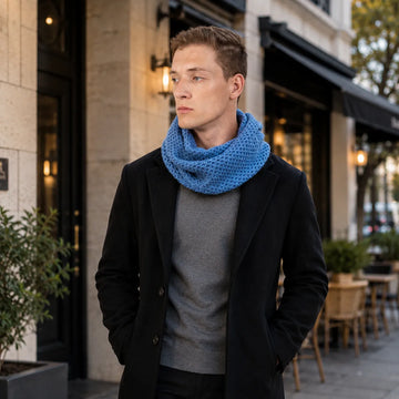 Scottish Cashmere Textured Snood - TCG London