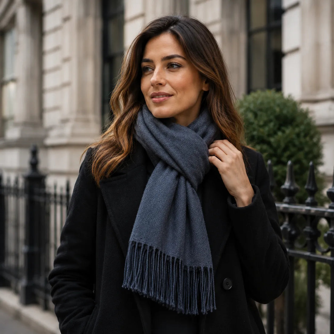 Plain Scottish Cashmere Scarves - TCG London