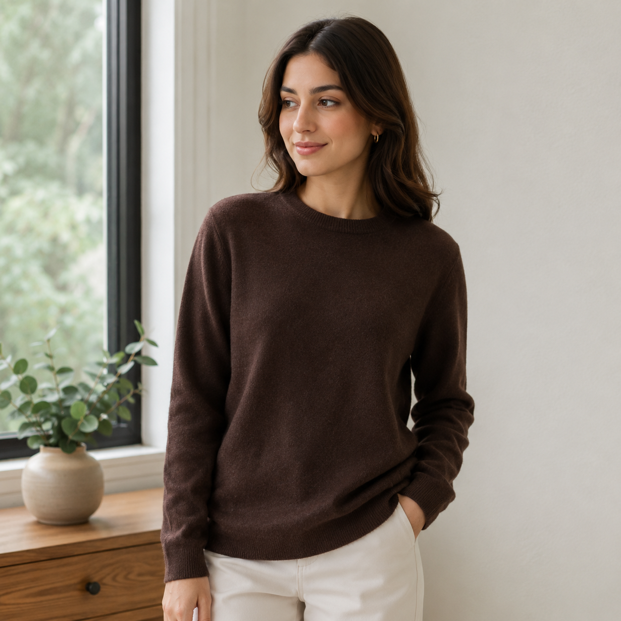 Cashmere Round Neck Jumper - TCG London