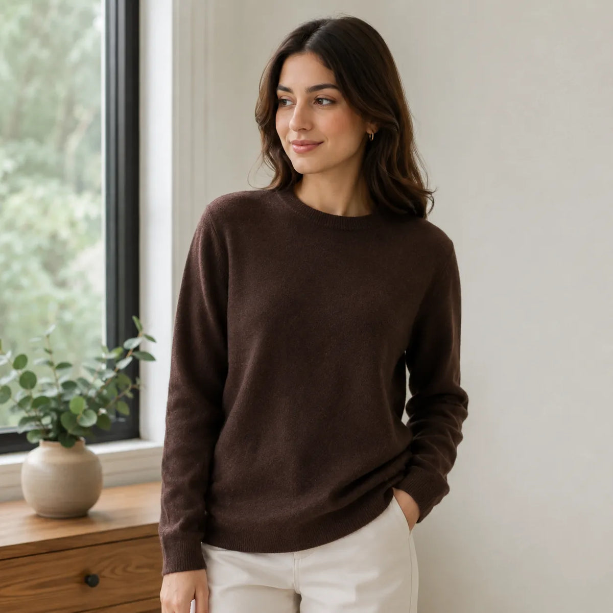 Cashmere Round Neck Jumper - TCG London