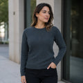 Classic Fit Round Neck Cashmere Jumper - TCG London