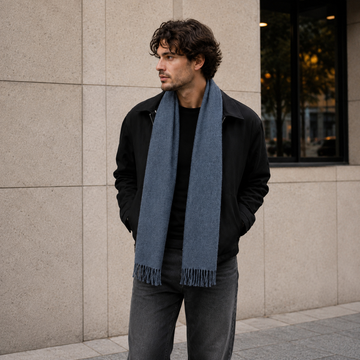 Plain Scottish Cashmere Scarves