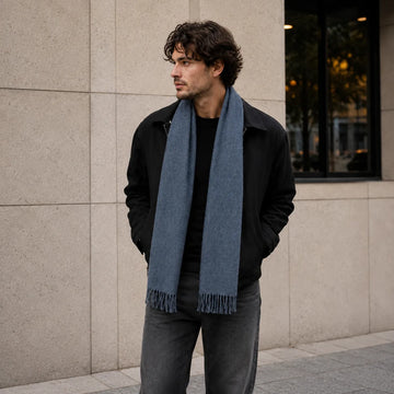 Plain Scottish Cashmere Scarves - TCG London