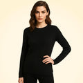 Cashmere Long Ribbed Round Neck Jumper - TCG London