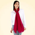 Large Fine and Lightweight Cashmere Pashmina Stole - TCG London