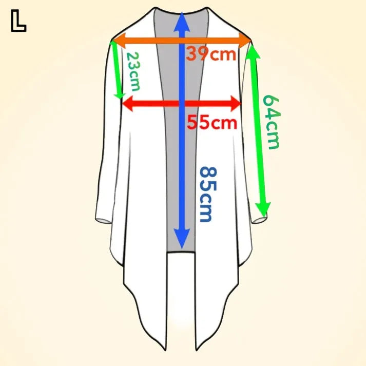 Cashmere Long Open Cardigan - TCG London
