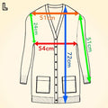 Loose Fit Cashmere Long Cardigan - TCG London