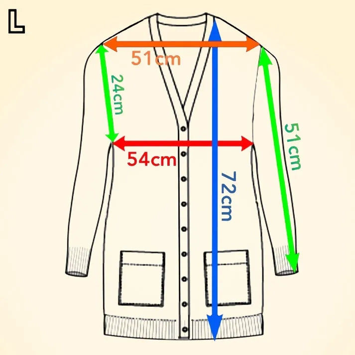Loose Fit Cashmere Long Cardigan - TCG London