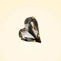 Swarovski Crystals Heart Lapel Brooch - TCG London