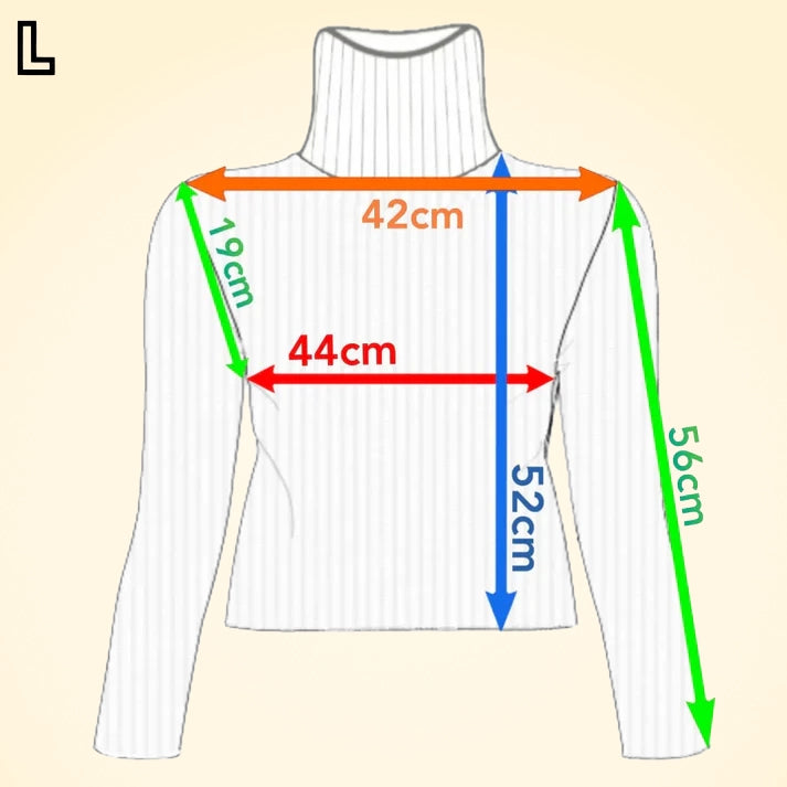 Cashmere Ribbed Roll Neck Jumper - TCG London
