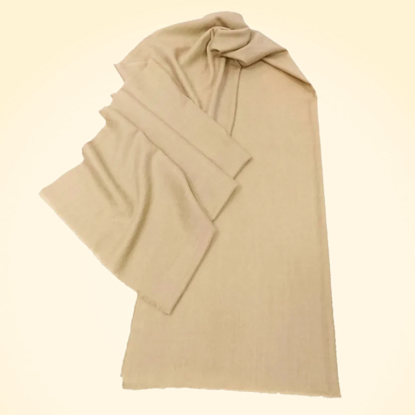 Large Fine and Lightweight Cashmere Pashmina Stole - TCG London
