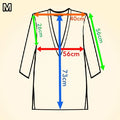Loose Fit Cashmere V-Neck Long Tunic - TCG London