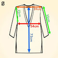 Loose Fit Cashmere V-Neck Long Tunic - TCG London