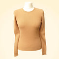Cashmere Ribbed Round Neck Jumper - TCG London
