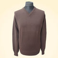 Relaxed Fit Cashmere V-Neck Jumper - TCG London