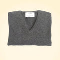 Cashmere V-Neck Jumper - TCG London
