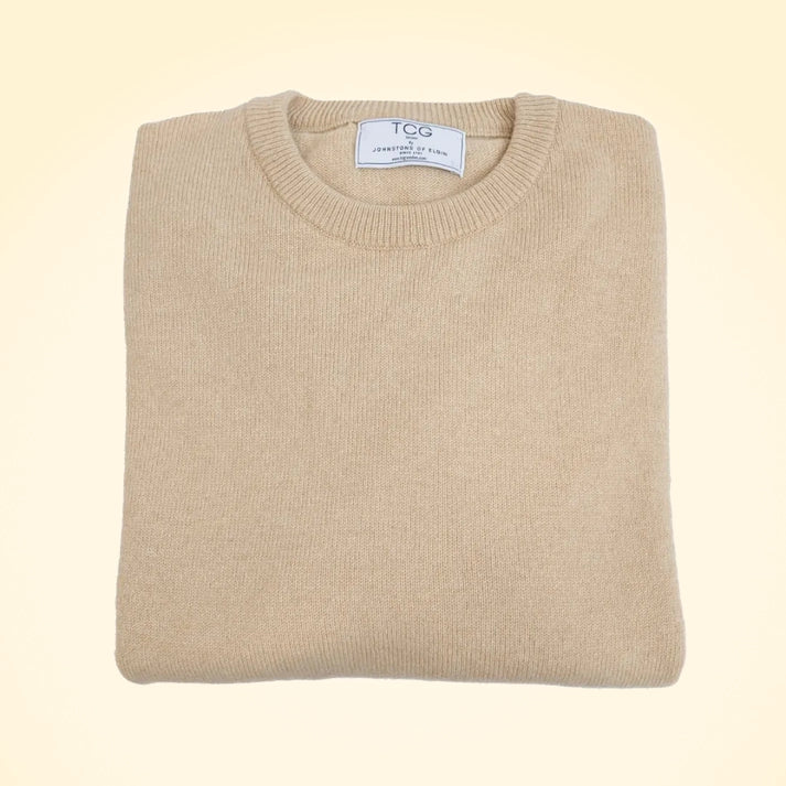 Relaxed Fit Cashmere Round Neck Jumper - TCG London