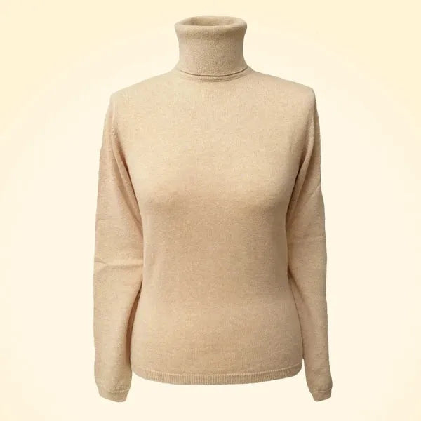 Cashmere Roll Neck Jumper - TCG London