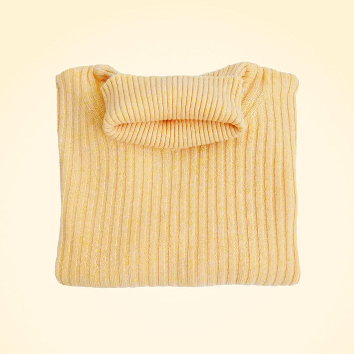Cashmere Ribbed Roll Neck Jumper - TCG London