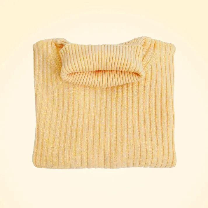 Cashmere Ribbed Roll Neck Jumper - TCG London
